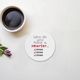 Personalized Minimalist Acrylic Coaster Accessories with Custom Name