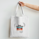 Personalized Typographic Tote Bag Non Zipper Printing,embroidery with Custom Name