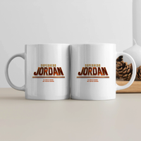 Personalized Bold White Coffee Mug Accessories with Custom Name