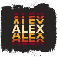 Personalized Typographic Digital Printable Design with Custom Name