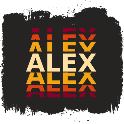 Personalized Typographic Digital Printable Design with Custom Name