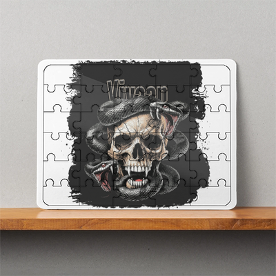 Personalized Graphic MDF Wooden Puzzles Accessories with Custom Name