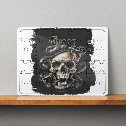 Personalized Graphic MDF Wooden Puzzles Accessories with Custom Name