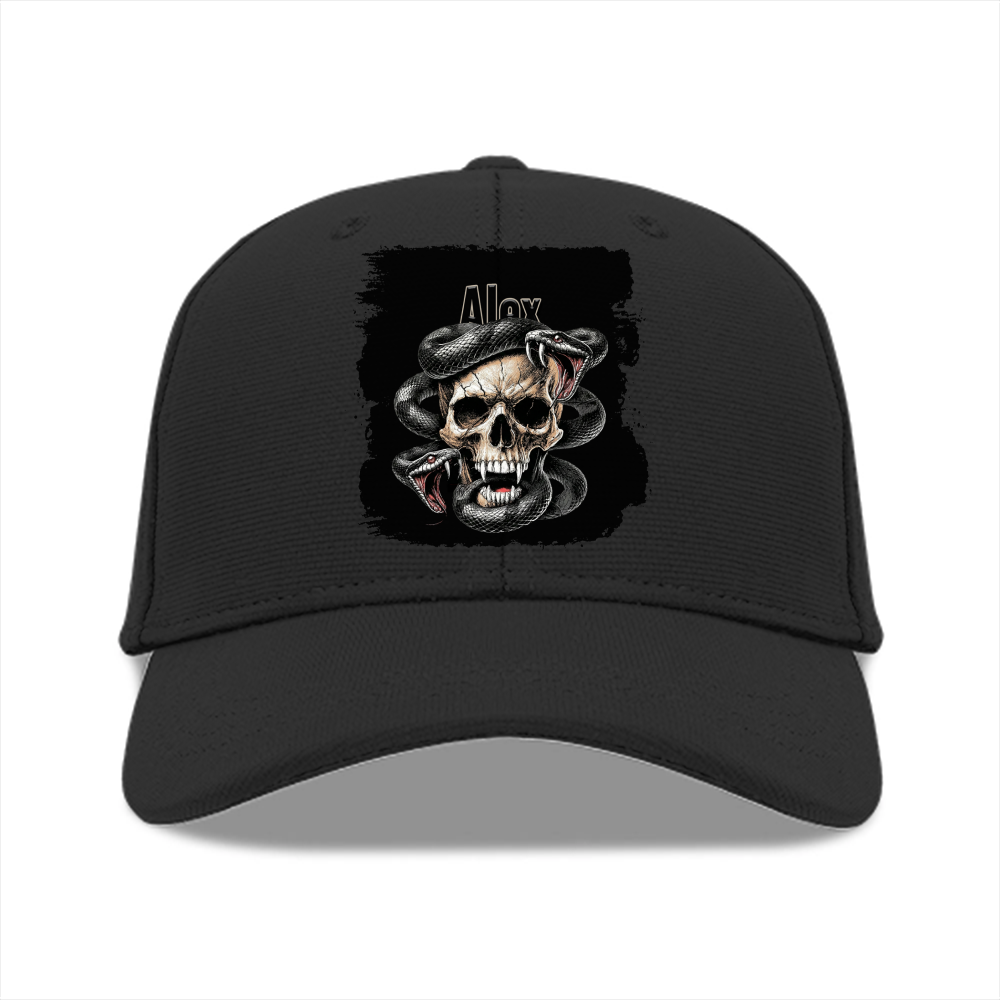 Personalized Graphic Baseball Ottoman Cap Embroidery with Custom Name