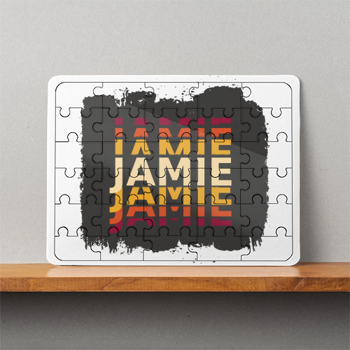 Personalized Modern MDF Wooden Puzzles Accessories with Custom Name