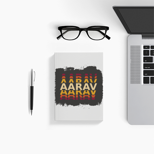 Personalized Modern Notebook Accessories with Custom Name