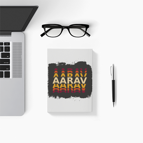 Personalized Modern Notebook Accessories with Custom Name