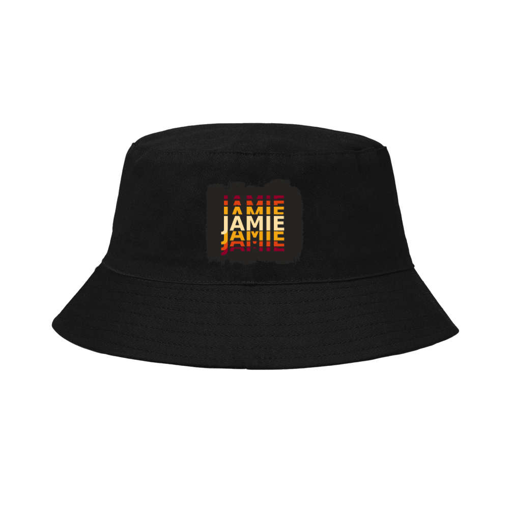 Personalized Modern Classic Bucket Hat Embroidery with Custom Name