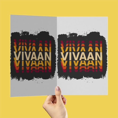 Personalized Modern Accessory with Custom Name - Greeting Cards Accessories Accessory
