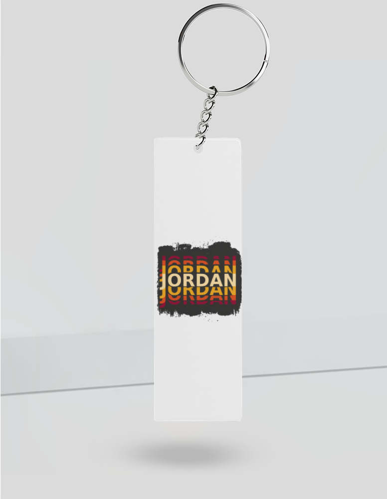 Personalized Modern Keychain Accessories with Custom Name