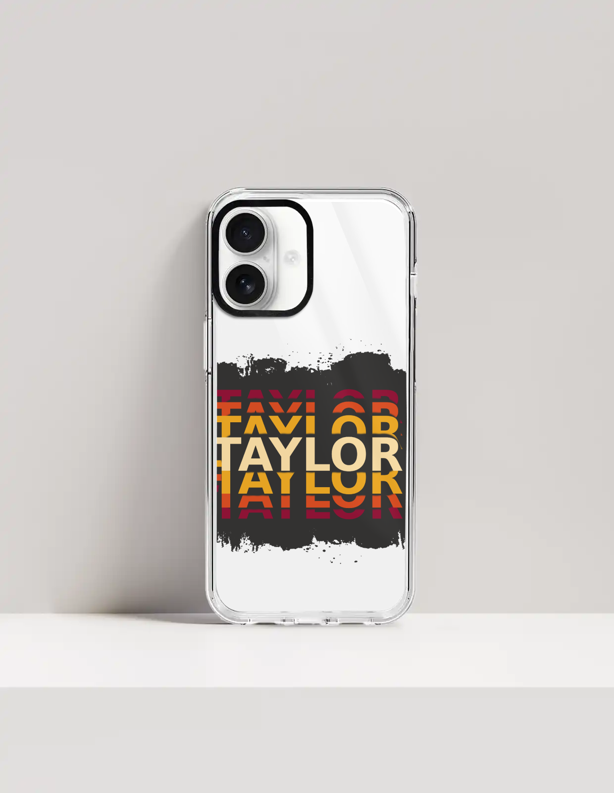 Personalized Grunge Phone Case with Custom Name