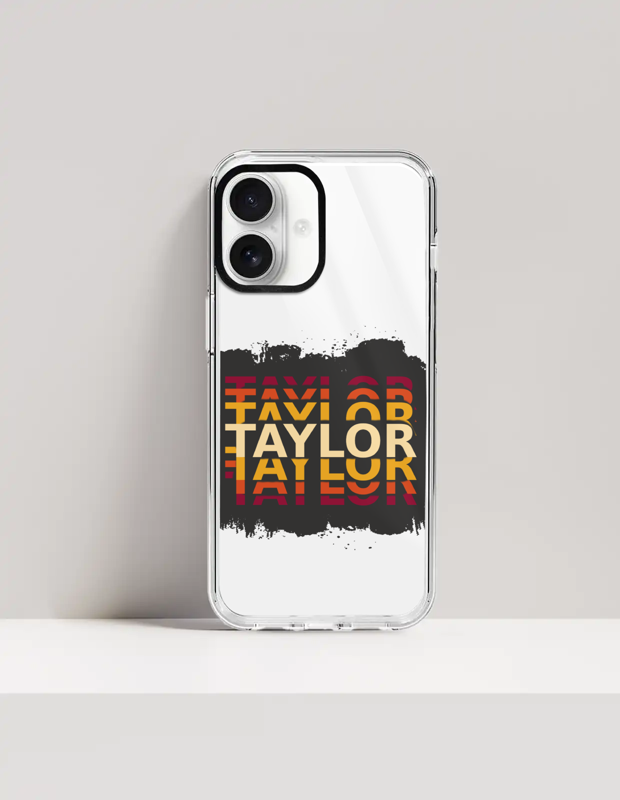 Personalized Grunge Phone Case with Custom Name