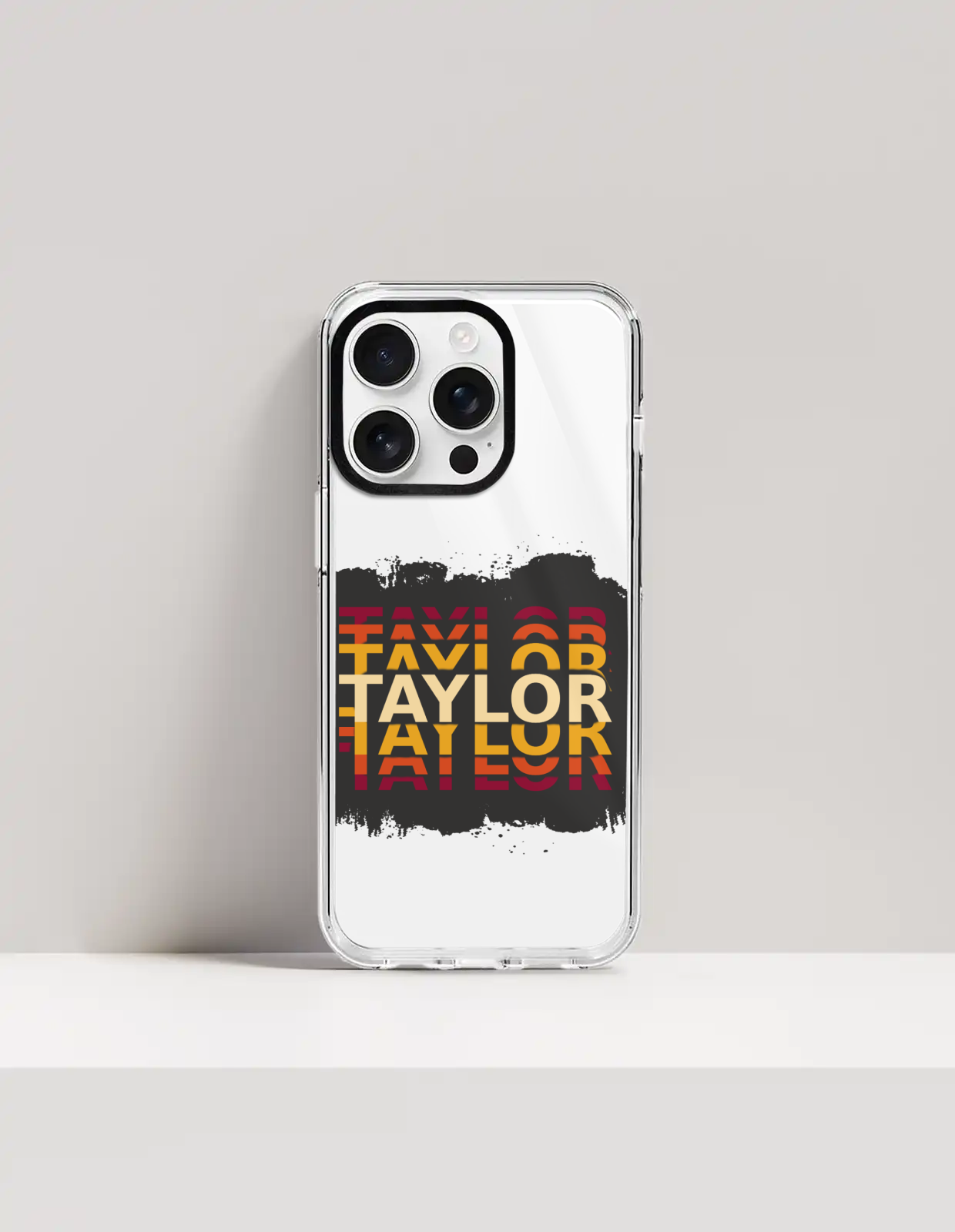 Personalized Grunge Phone Case with Custom Name