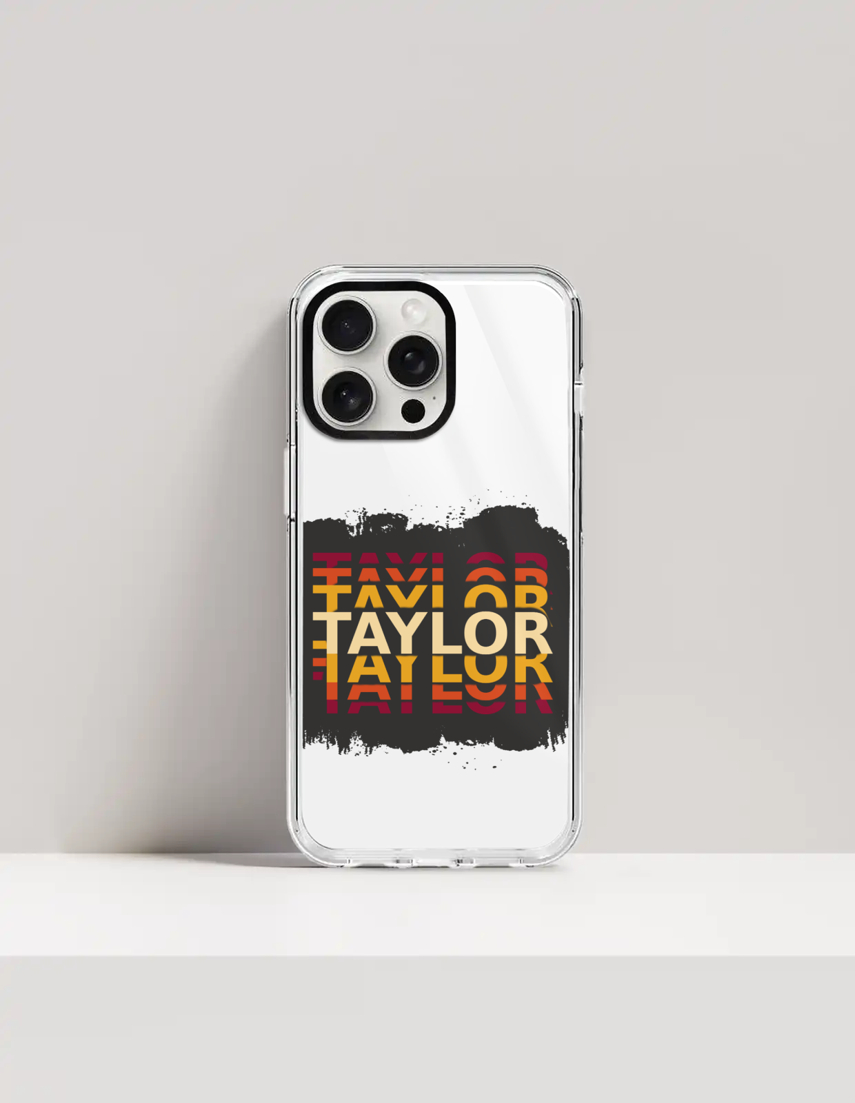 Personalized Grunge Phone Case with Custom Name