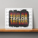 Personalized Grunge MDF Wooden Puzzles Accessories with Custom Name