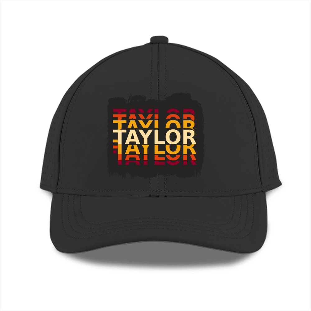 Personalized Grunge Sports Cap Dtg with Custom Name