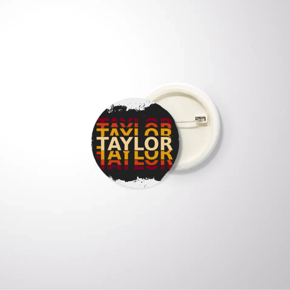 Personalized Grunge Accessory with Custom Name - Badge Accessories Accessory