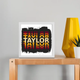 Personalized Grunge Framed Poster Dtg with Custom Name