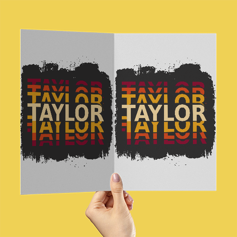 Personalized Grunge Accessory with Custom Name - Greeting Cards Accessories Accessory