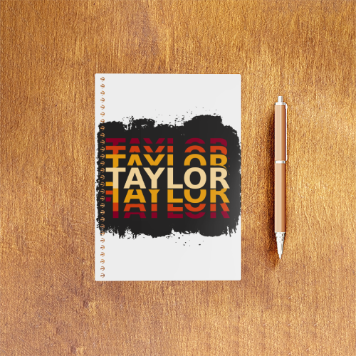 Personalized Grunge Accessory with Custom Name - NotePad Accessories Accessory