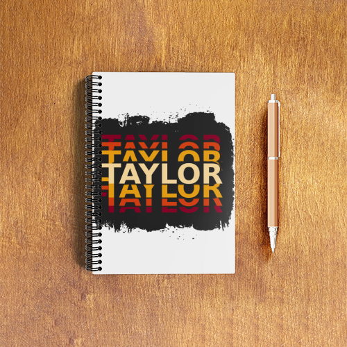 Personalized Grunge Accessory with Custom Name - NotePad Accessories Accessory