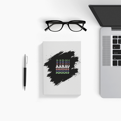 Personalized Modern Notebook Accessories with Custom Name - bold names notebook accessories