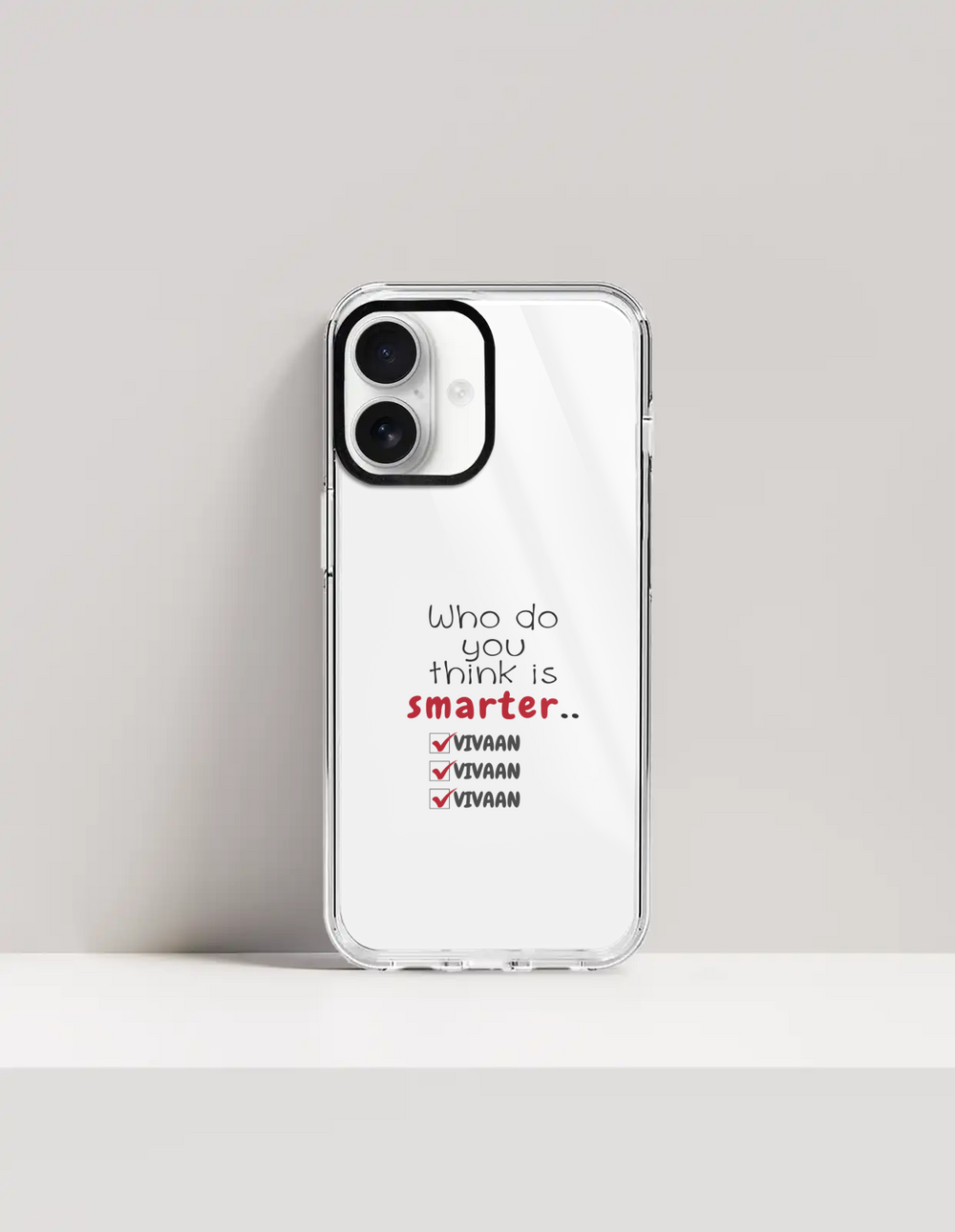 Personalized Phone Case - Typographic with Custom Name
