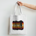 Personalized Tote Bag Non Zipper Printing,embroidery - Modern with Custom Name