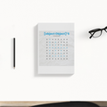Personalized Accessory - Modern with Custom Name - White image 2