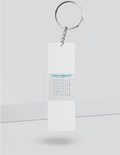 Personalized Keychain - Modern with Custom Name - White image 6