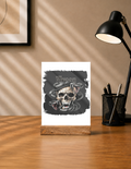 Personalized Acrylic Frame With Stand Printing - Grunge for Individuals Who Like Dark Themes - Casual Wear Gift image 1