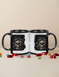 Personalized Black Coffee Mug Accessories - Grunge for Individuals Who Like Dark Themes - Casual Wear Gift