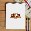 Personalized Sketchbook - Cinematic with Custom Name - White image 1