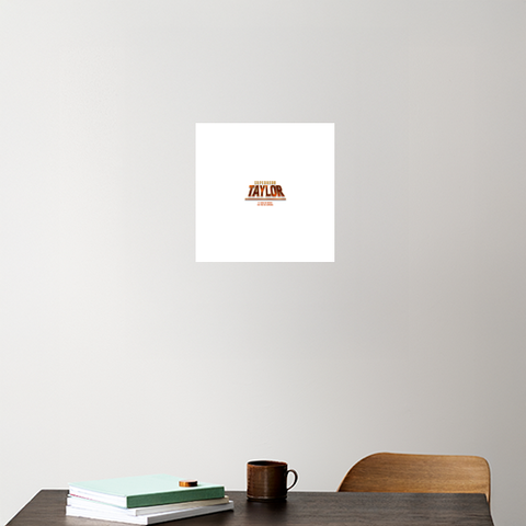Personalized Acrylic Poster Accessories - Cinematic with Custom Name