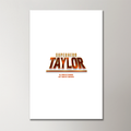 Personalized Acrylic Poster Accessories - Cinematic with Custom Name