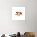 Personalized Acrylic Poster Accessories - Cinematic with Custom Name