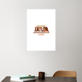 Personalized Acrylic Poster Accessories - Cinematic with Custom Name