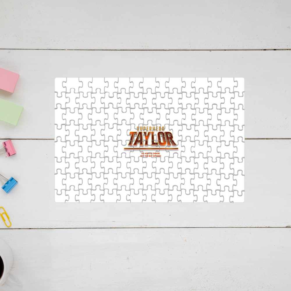 Personalized Jigsaw Puzzle Accessories - Cinematic with Custom Name