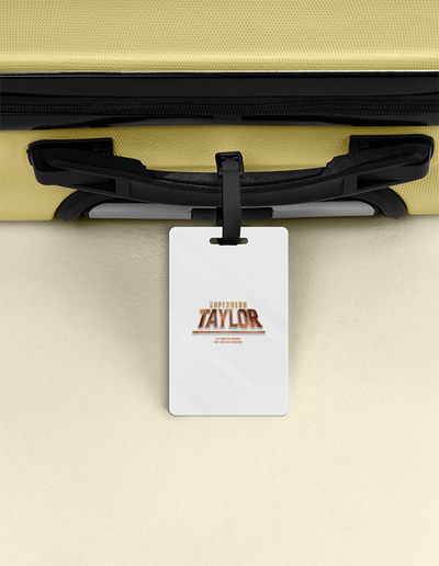 Personalized Accessory - Cinematic with Custom Name - Luggage Tag Accessories Accessory