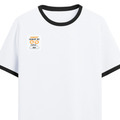 Personalized T-Shirt - Graphic with Custom Name - Ringer T Shirt Embroidery T-Shirt - Black White image 4