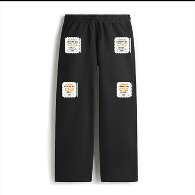 Personalized Sweatpants Embroidery - Graphic with Custom Name