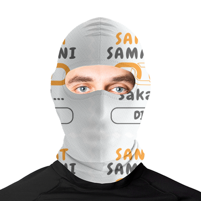 Personalized Accessory - Graphic with Custom Name - Male Balaclava Accessories Accessory