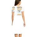 Personalized Female A Line Dress All Over Printed Products - Graphic with Custom Name