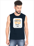 Personalized T-Shirt - Graphic with Custom Name - Male Sleeveless T Shirt Dtg T-Shirt