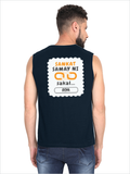 Personalized T-Shirt - Graphic with Custom Name - Male Sleeveless T Shirt Dtg T-Shirt