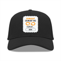 Personalized Baseball Ottoman Cap Embroidery - Graphic with Custom Name