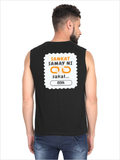 Personalized T-Shirt - Graphic with Custom Name - Male Sleeveless T Shirt Embroidery T-Shirt