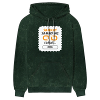 Personalized Acid Wash Hoodie Dtg - Graphic with Custom Name