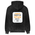 Personalized Acid Wash Hoodie Dtf - Graphic with Custom Name