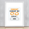 Personalized Framed Poster Dtg - Graphic with Custom Name